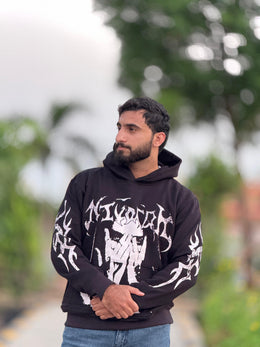 Entreedom Black Hoodie – Streetwear Style with Bold Logo Graphics