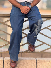 Dragon Baggy Denim Pant