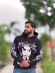 Entreedom Black Hoodie – Streetwear Style with Bold Logo Graphics