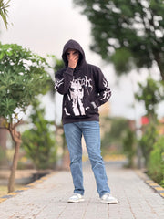 Entreedom Black Hoodie – Streetwear Style with Bold Logo Graphics