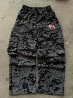 Pixel Camo Terry Cargo Pants – Zip Pockets - Entreedom Apparels