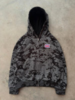 Pixel Camo Terry Hoodie – Thermal Lined - Entreedom Apparels
